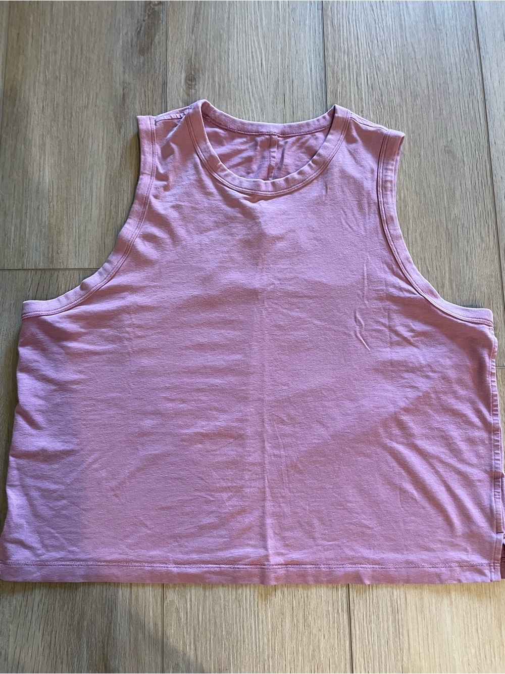 Women’s Lululemon Pink Sleeveless Crop Tank Top size 10